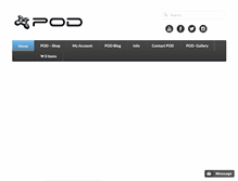 Tablet Screenshot of podtents.com